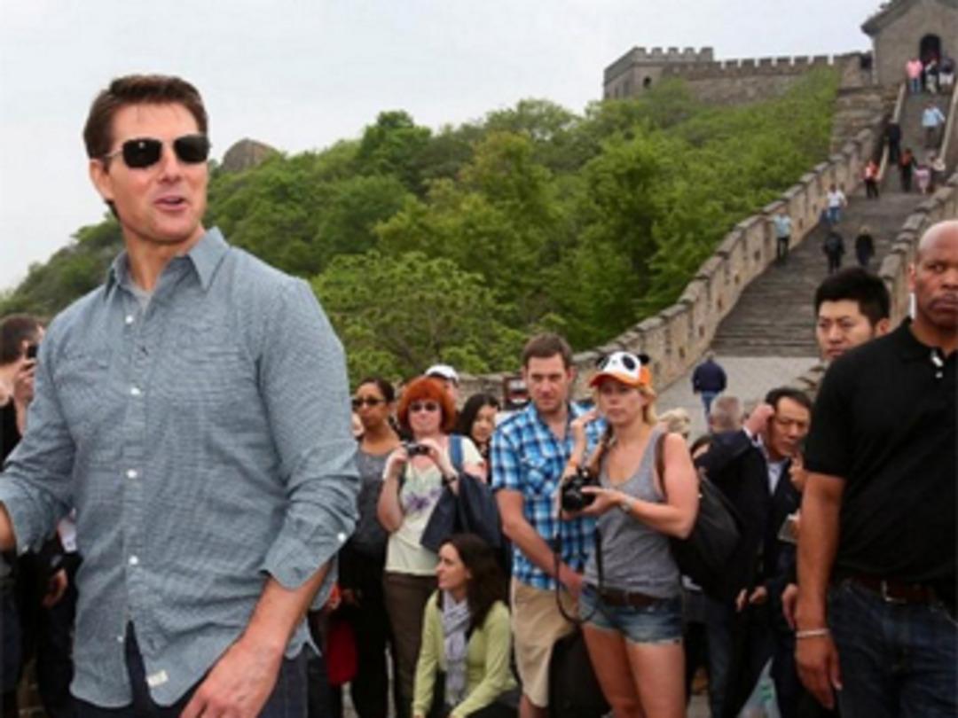 Tom Cruise hayranlarından ka&ccedil;tı