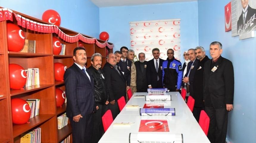 Şehit Uzman Çavuş Hasan Sevinç adına kütüphane oluşturuldu