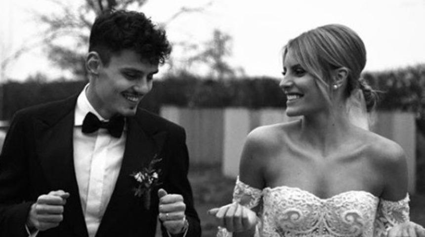 Enes Ünal, Lisa Smellers ile evlendi