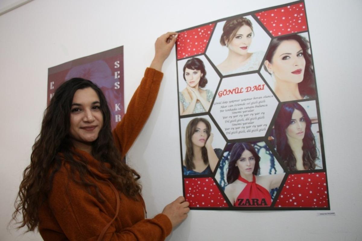 Meslek Y&uuml;ksekokulu Grafik b&ouml;l&uuml;m&uuml; &ouml;ğrencilerinden Afiş Sergisi