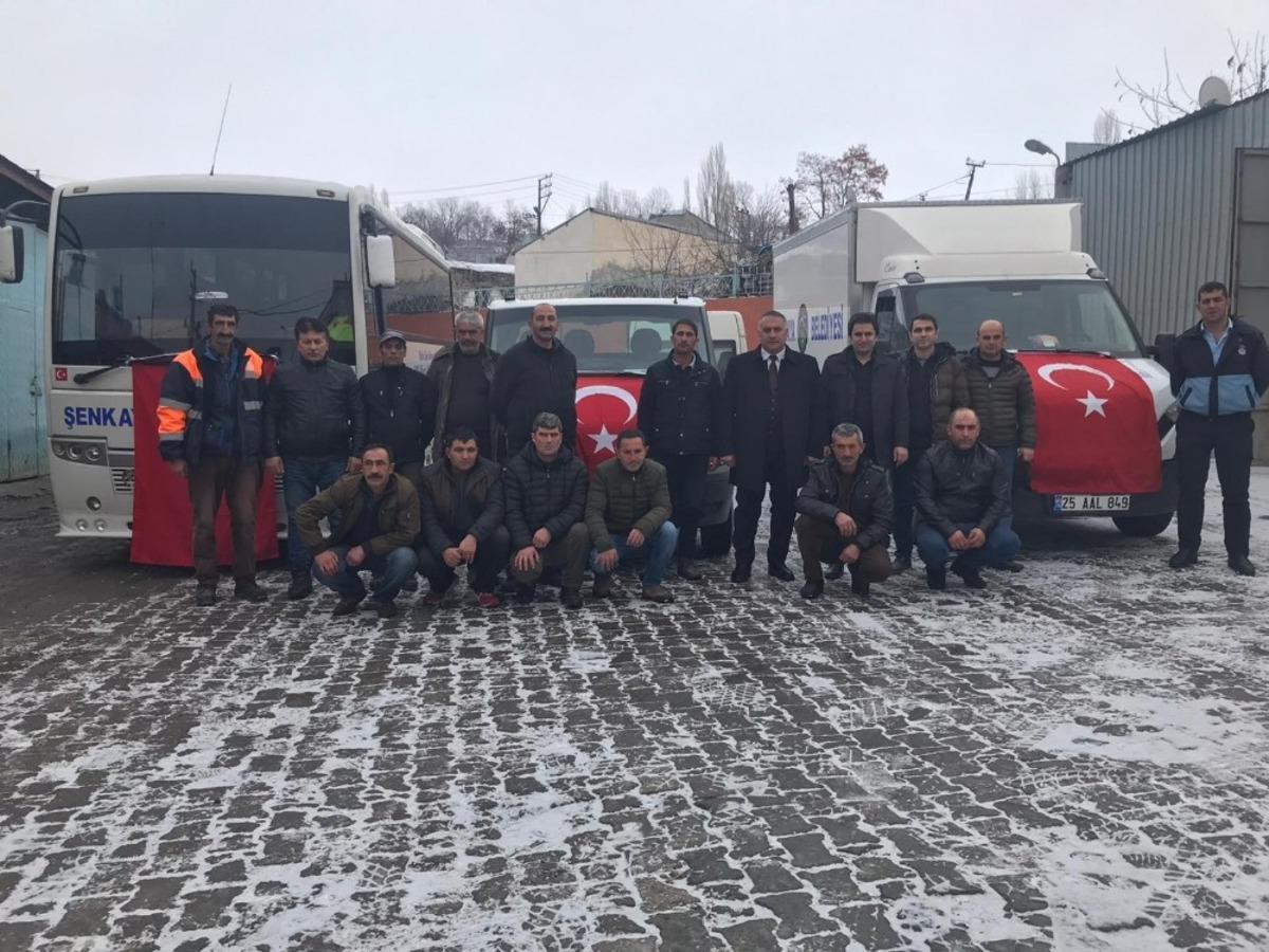 Şenkaya Belediyesi&rsquo;nden &ouml;rnek hizmet