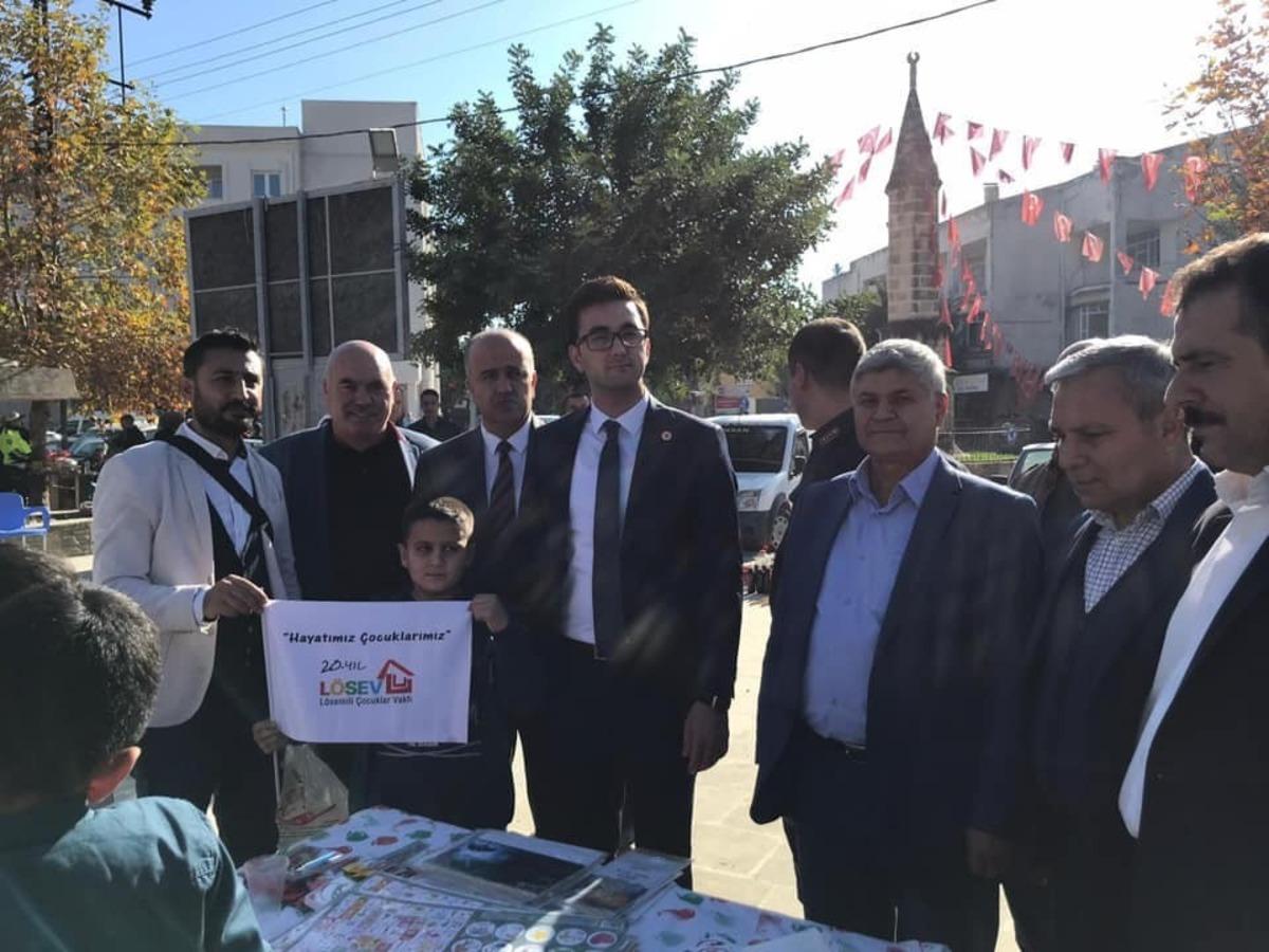 Karaisalı Kaymakamı Kaya&rsquo;dan l&ouml;semili &ccedil;ocuklara destek