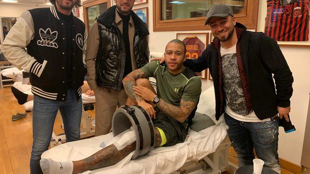 Yusuf Yazıcı'dan Memphis Depay'a ziyaret 