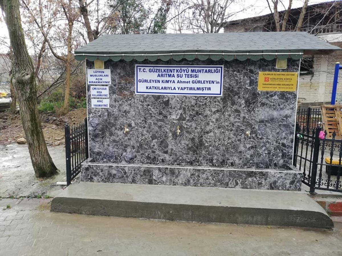 G&uuml;zelkent&rsquo;e su arıtma tesisi kuruldu