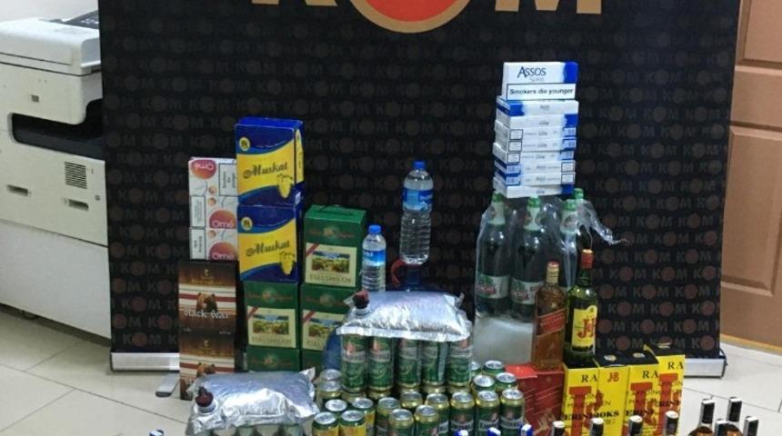 Kocaeli&rsquo;de &ccedil;ok miktarda ka&ccedil;ak i&ccedil;ki ele ge&ccedil;irildi