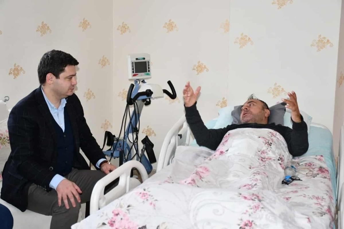 Kaymakam Hacı Hasan G&ouml;kpınar&rsquo;dan gazilere ziyaret