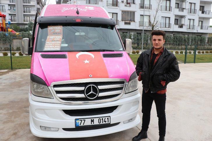 Minibüsüne yazdı sosyal medyada paylaşım rekorları kırdı G4