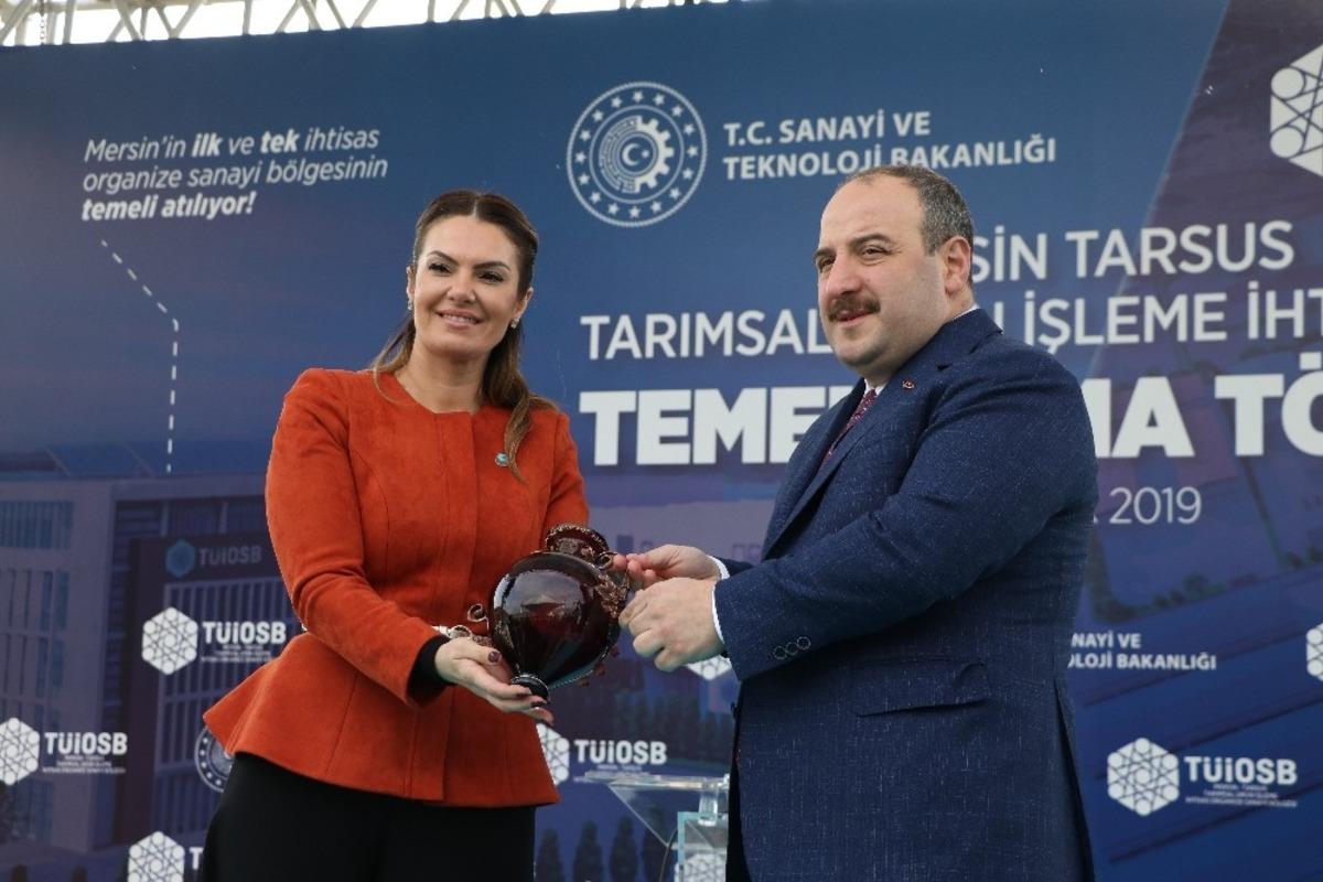 Bakan Varank, Mersin Tarsus Tarımsal &Uuml;r&uuml;n İşleme İhtisas OSB&rsquo;nin temelini attı