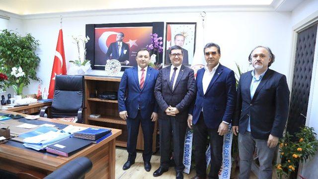 Süt Birliği’nden Müdür Saylak’a hayırlı olsun ziyareti