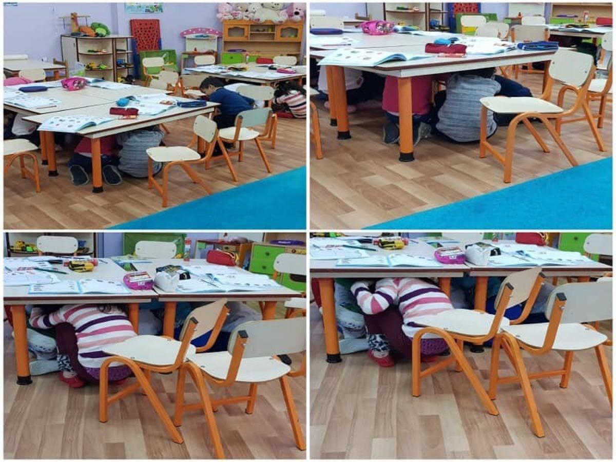 İli&ccedil;&rsquo;te bin 257 &ouml;ğrenci deprem ve yangın tatbikatı yaptı