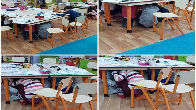 İliç’te bin 257 öğrenci deprem ve yangın tatbikatı yaptı