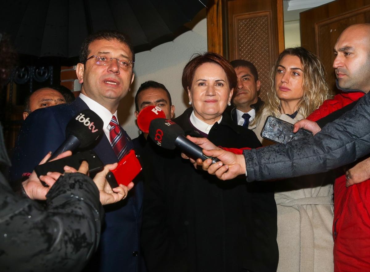 İBB Başkanı İmamoğlu'ndan Meral Akşener'e 'Kanal İstanbul' ziyareti