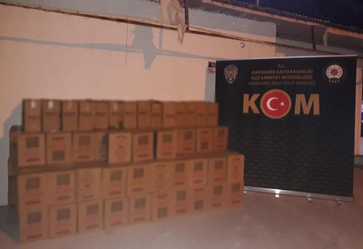 Marmaris'te yılbaşı öncesi şok baskın! Etiketlerini bile basmışlar! G3