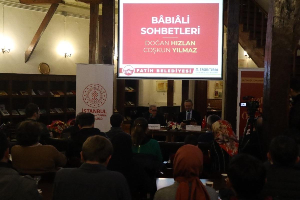 Yazar Doğan Hızlan &rsquo;B&acirc;bı&acirc;li Sohbetleri&rsquo;ne konuk oldu