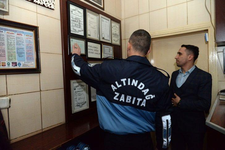 Altındağ’da yılbaşı öncesi denetim G5