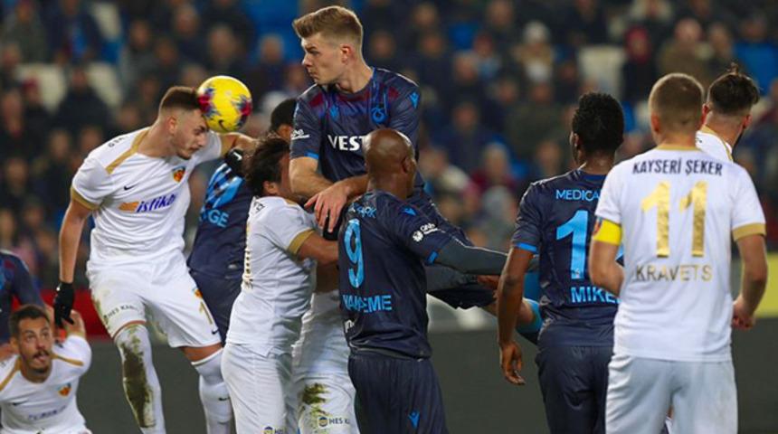 Trabzonspor, son yılların en iyi ilk yarı puanını aldı