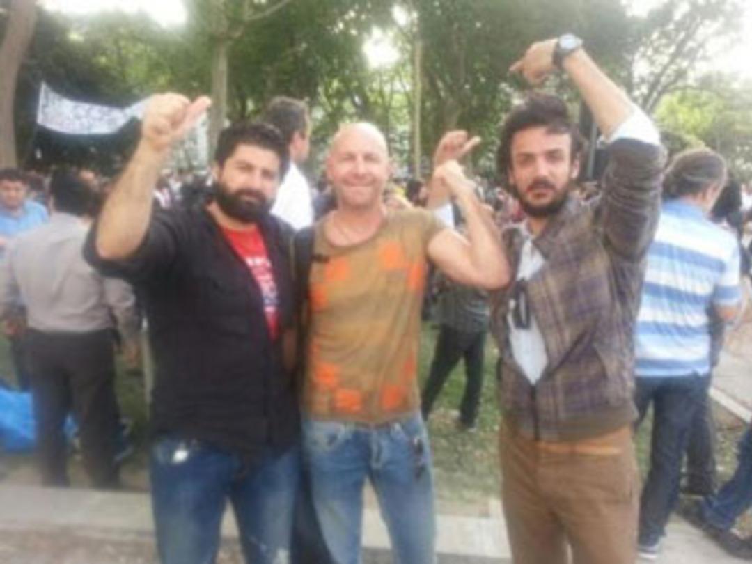 &Uuml;nl&uuml;ler Gezi Parkı'nda eylemde