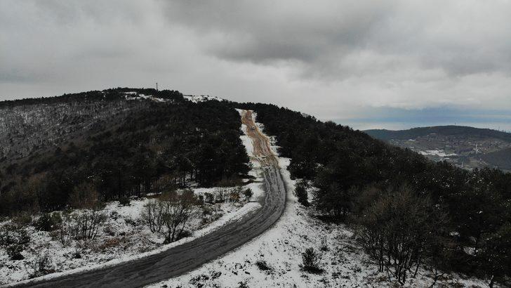 Aydos Ormanı beyaza büründü G1
