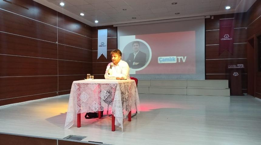 Çözüm Koleji, gazeteci Yılmaz’ı konuk etti