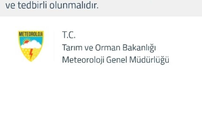 Meteoroloji&rsquo;den Bursa i&ccedil;in &rsquo;sarı&rsquo; kategoride uyarı!