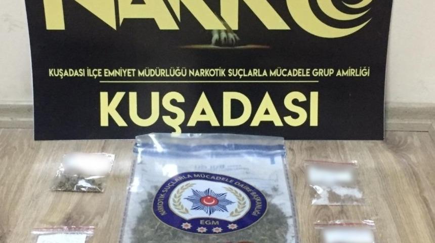 Kuşadası’nda uyuşturucu operasyonu