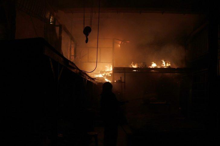 Fethiye sanayisinde korkutan yangın G3