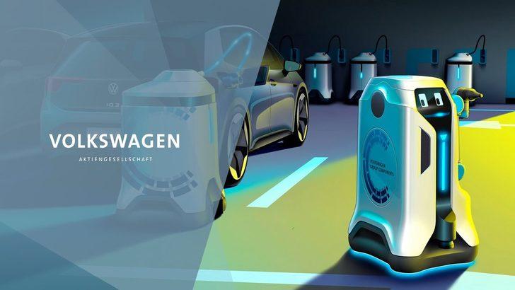 Volkswagen şarj robotu geliştirdi