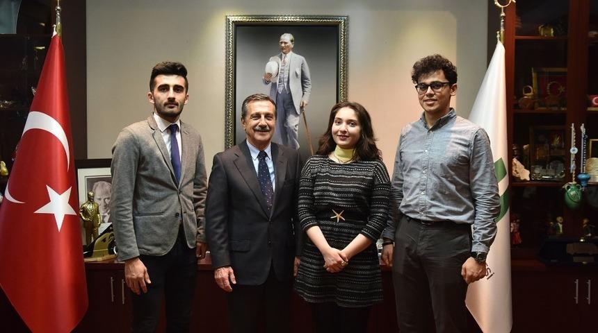 Başkan Ata&ccedil; Azerbaycanlı gen&ccedil;ler ile buluştu