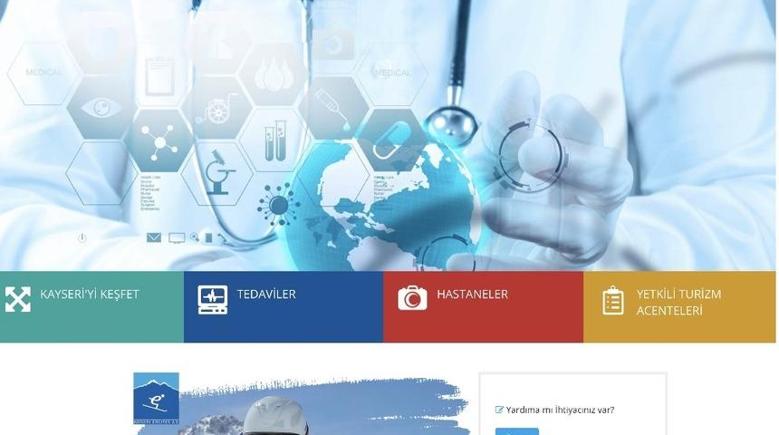 Sağlık turizmi i&ccedil;in web hizmet