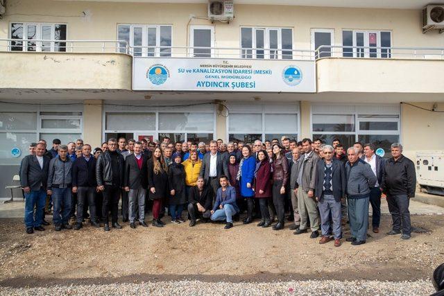 Seçer, Aydıncık’ta öğrencilerle buluştu, hizmet alanlarını inceledi