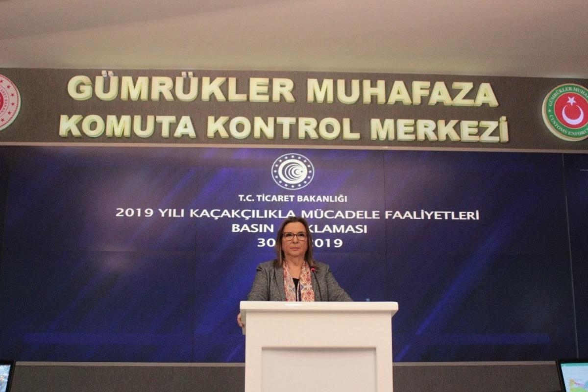 Ticaret Bakanı Pekcan, ka&ccedil;ak&ccedil;ılıkla m&uuml;cadeleye ilişkin sayısal verileri paylaştı