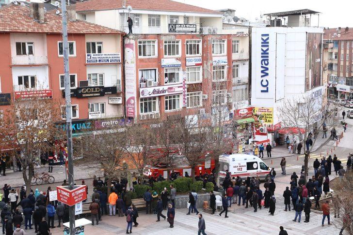 Aksaray'da intihar girişimi! G2