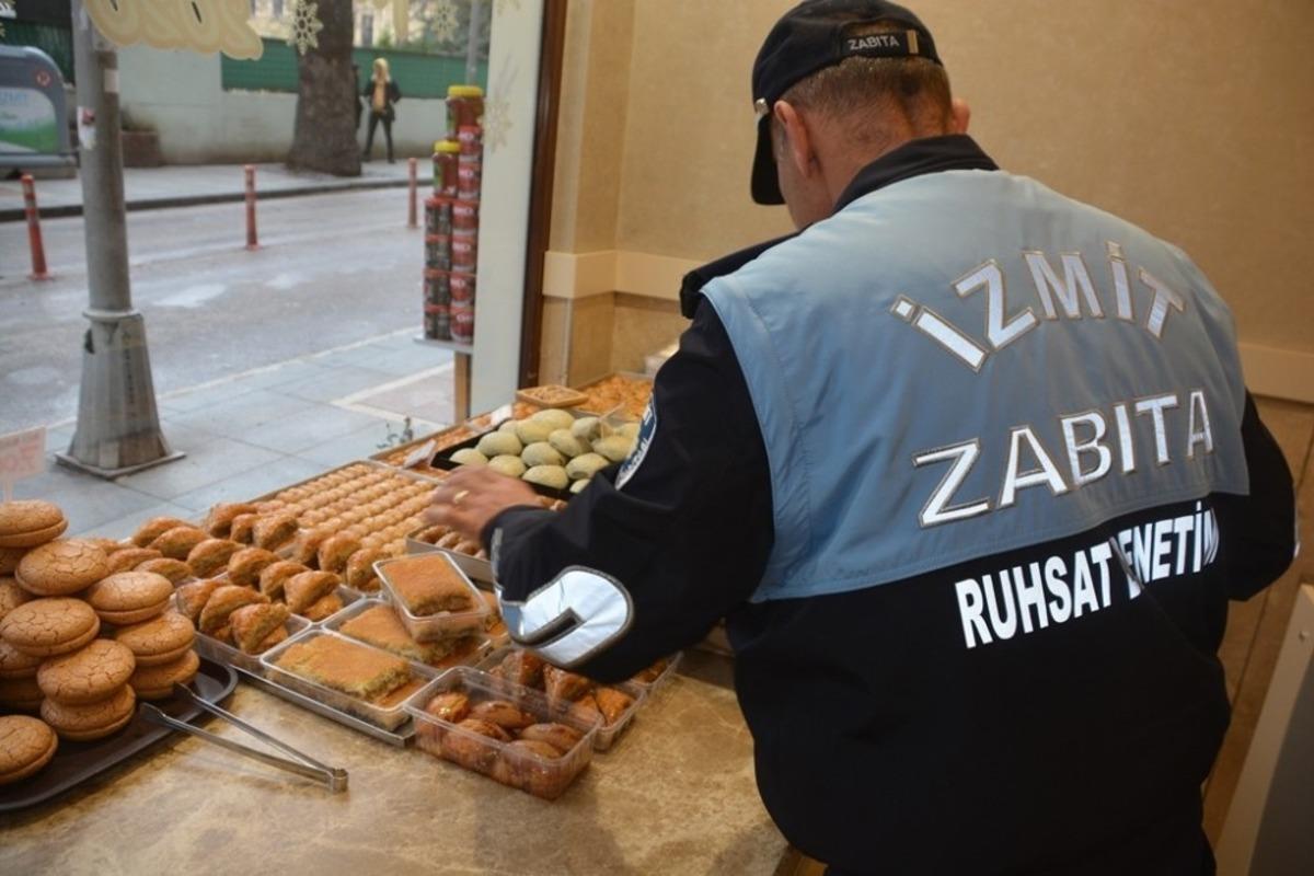 İzmit Belediyes&rsquo;nden yeni yıl &ouml;ncesinde sıkı denetim