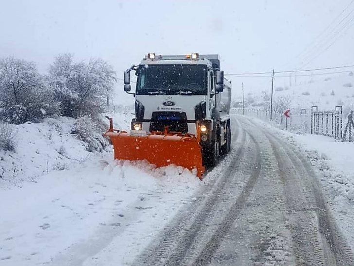 Selçuklu’da dış mahallelerde yoğun kar mesaisi G2