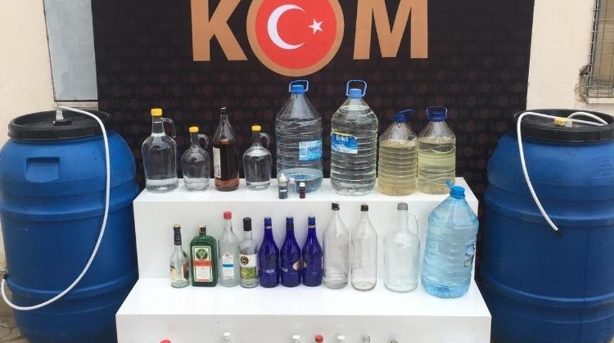 Didim&rsquo;de yılbaşı &ouml;ncesi ka&ccedil;ak i&ccedil;ki operasyonu