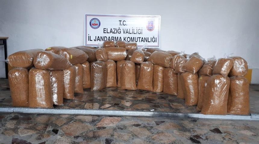 Elazığ&rsquo;da 328 kilo ka&ccedil;ak t&uuml;t&uuml;n ele ge&ccedil;irildi, 6 bin 328 TL para cezası kesildi