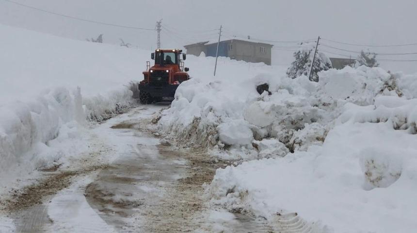 Kahramanmaraş’ta karla mücadele