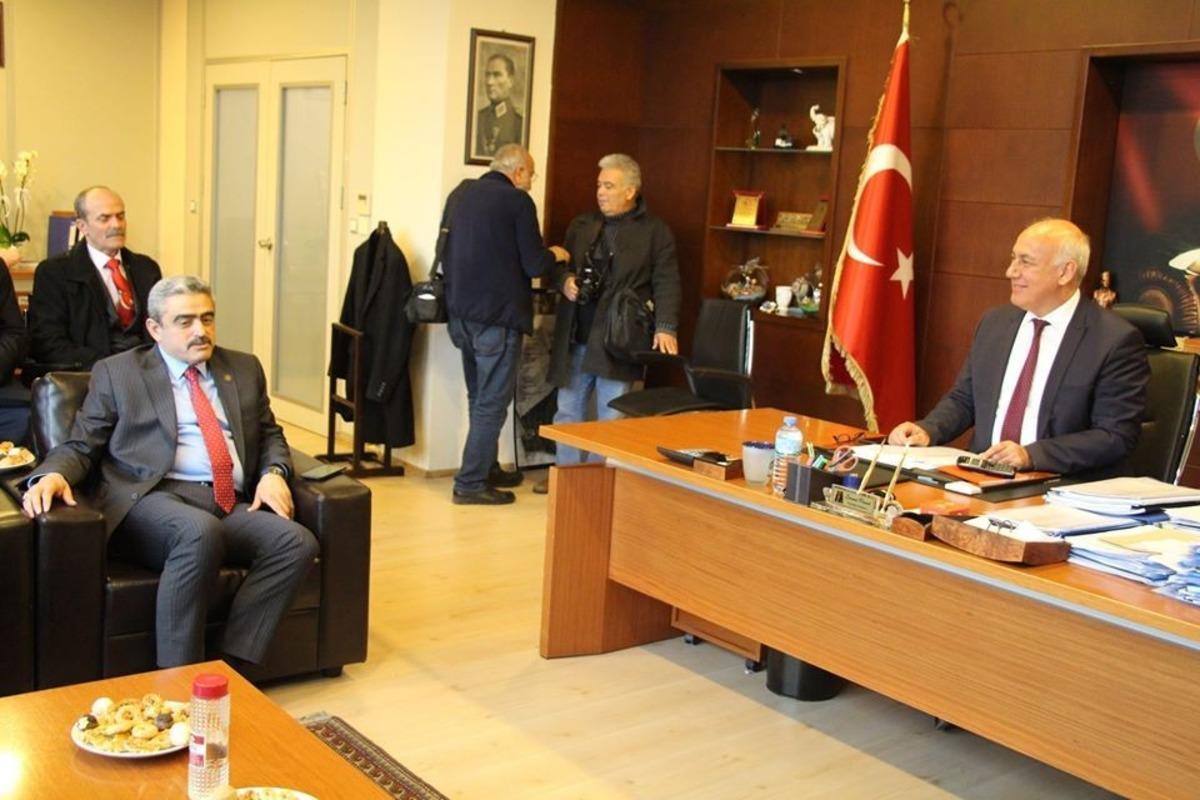 Alıcık&rsquo;tan Başkan Tuncer&rsquo;e ziyaret
