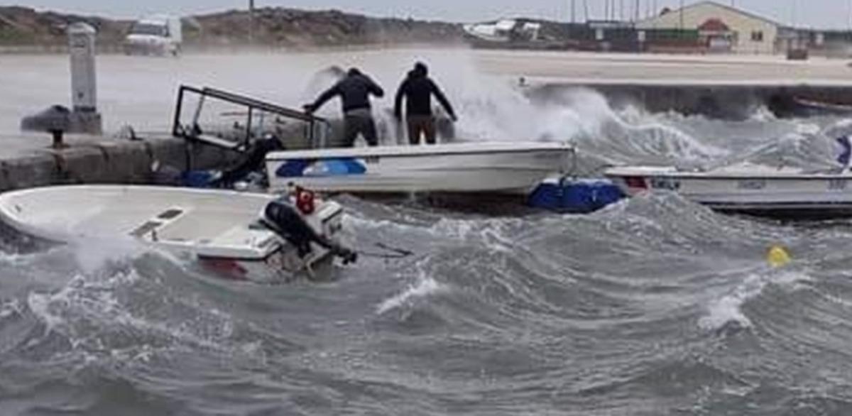 Liman&rsquo;da korku dolu anlar