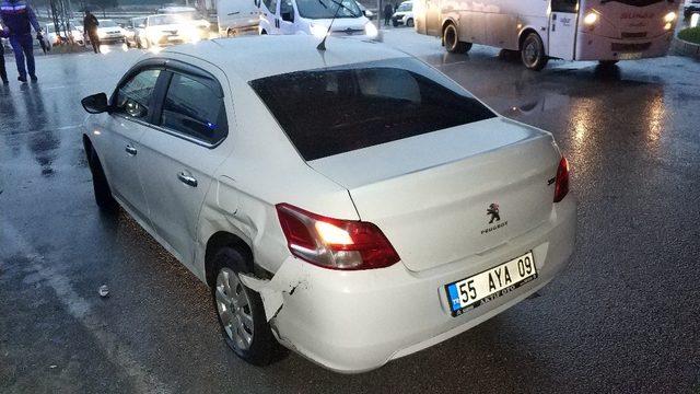 Samsun’da trafik kazası: 1 yaralı