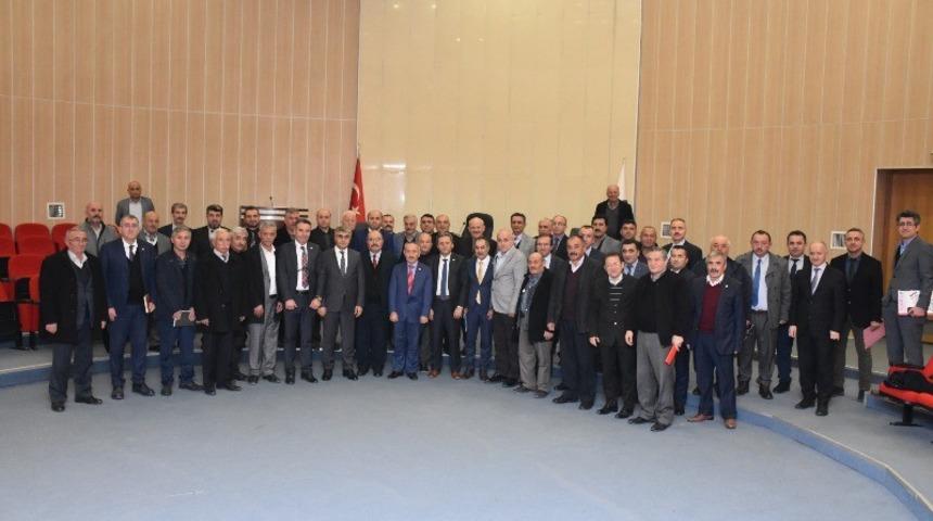 Vali G&uuml;rel, k&ouml;y muhtarlarını dinledi