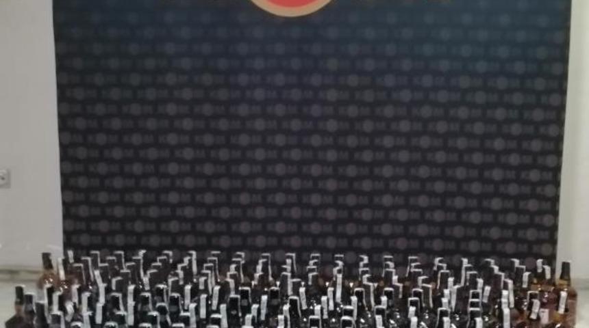 Bolu&rsquo;da 47 bin 500 lira değerinde sahte alkoll&uuml; i&ccedil;ecek yakalandı