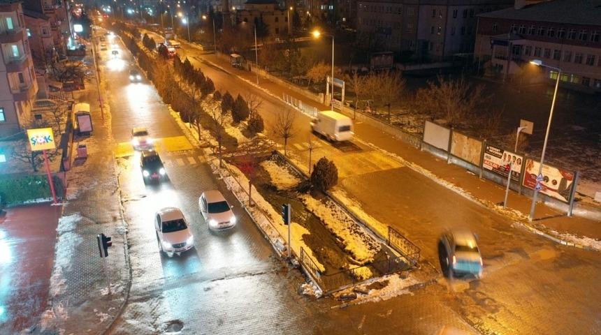 80.yıl bulvarına sinyalizasyon sistemi kuruldu