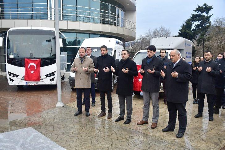 Yeni hizmet araçları için kurban kesildi G3