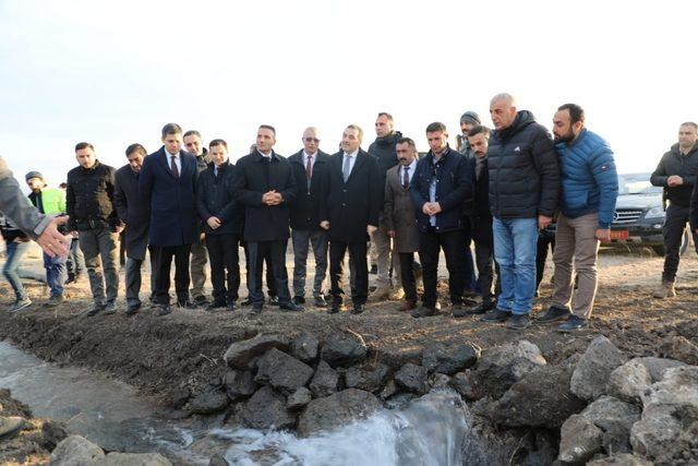 Kuyucuk Gölü’ne can suyu akışı başladı