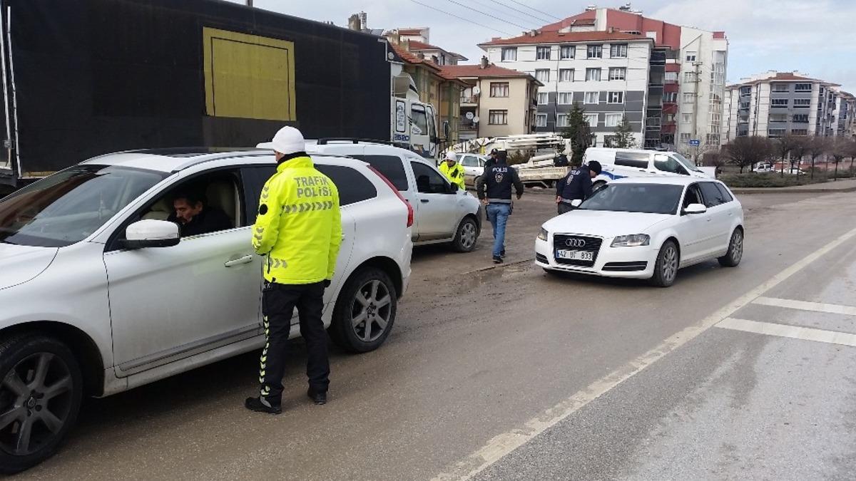 Kulu&rsquo;da yılbaşı &ouml;ncesi trafik denetimleri yoğunlaştı