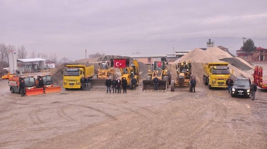 Tosya Belediyesi, kış hazırlıklarını tamamladı