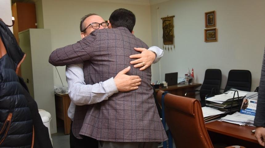 Başkan &Ouml;zcan&rsquo;dan personele yeni yıl ziyareti