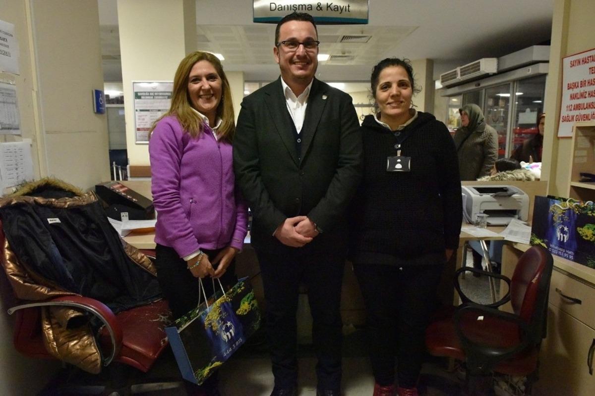 Başkan Kanar yeni yılda &ccedil;alışanları unutmadı