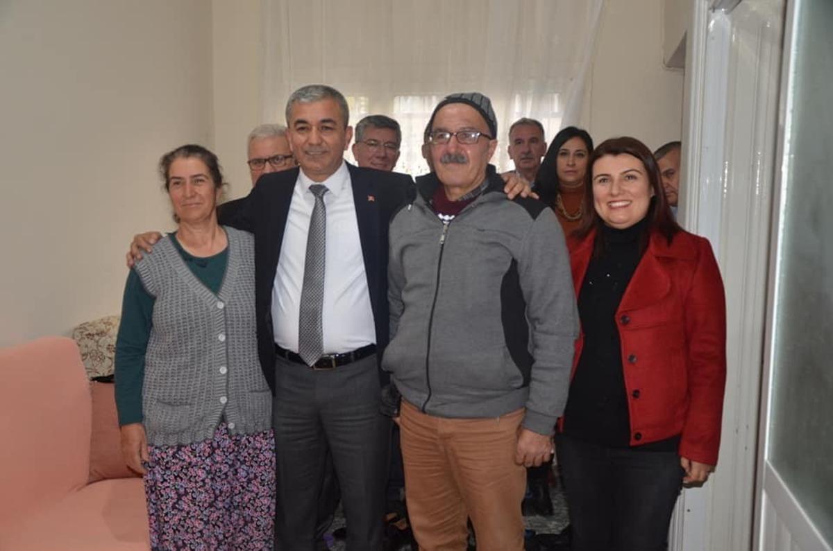 Başkan Kaplan, Bi&ccedil;en ailesine verdiği s&ouml;z&uuml; tuttu